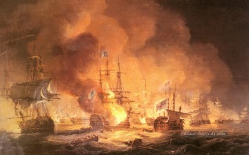 Luny Thomas Seeschlacht bei Abukir 1798 Seeschlachten Ölgemälde